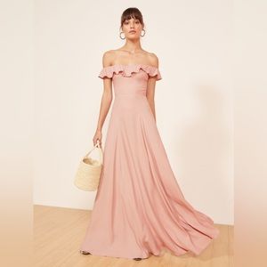 Reformation Verbena Bridesmaid Dress - Blush